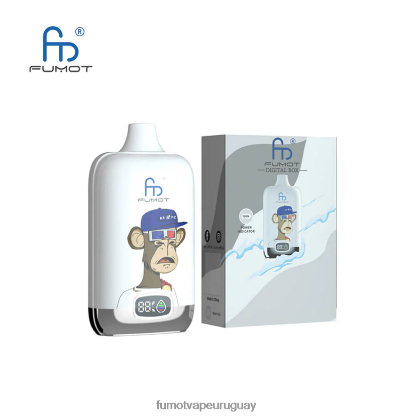 Fumot Digital Box arándano cereza arándano 12000 cápsulas de vapeo desechables - 20 ml (1 pieza) T2JJRR118 Fumot vape