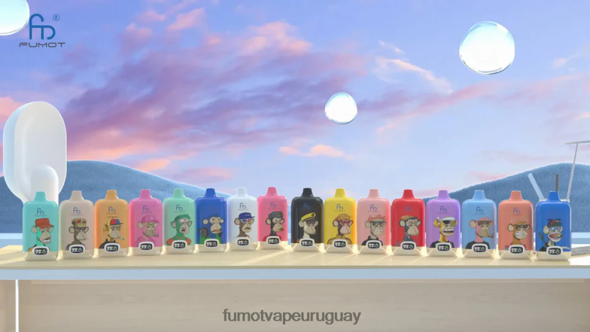 Fumot Digital Box kiwi fresa vapeador desechable 12000 - 20ml (1 pieza) T2JJRR150 Fumot vape sale