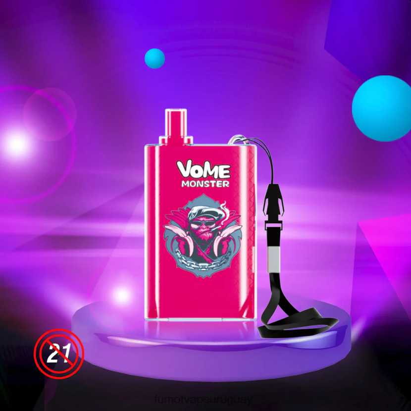 Fumot Vome Monster hielo de uva Dispositivo de vapeo desechable 10000 - 20 ml (1 pieza) T2JJRR429 Fumot vape sabores