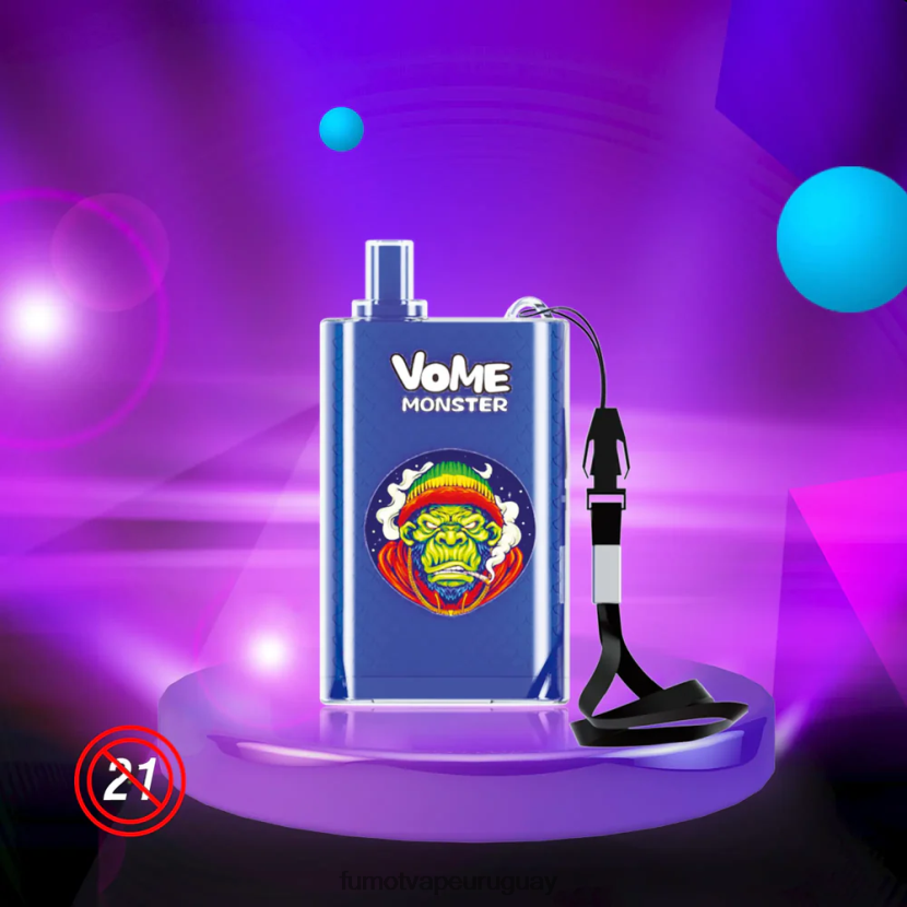 Fumot Vome Monster hielo de uva Dispositivo de vapeo desechable 10000 - 20 ml (1 pieza) T2JJRR429 Fumot vape sabores