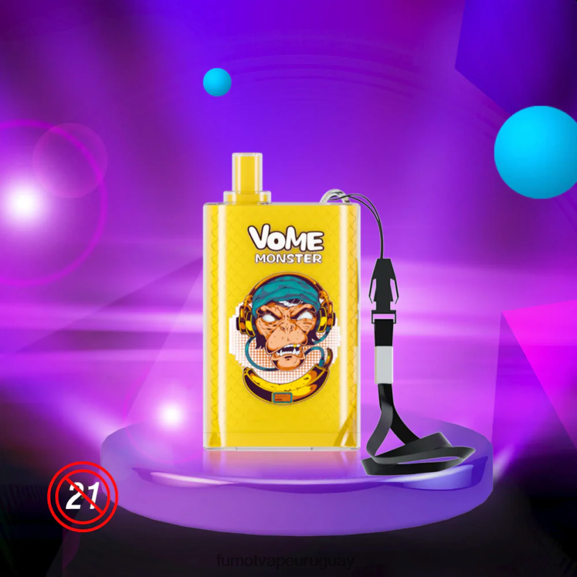 Fumot Vome Monster limonada rosa Dispositivo de vapeo desechable 10000 - 20 ml (1 pieza) T2JJRR434 Fumot factory