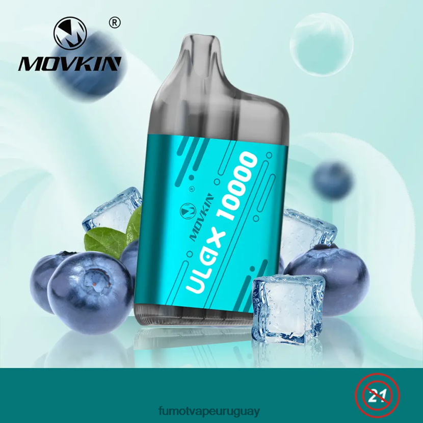 Fumot Movkin Ulax arándano en hielo 10000 cápsulas de vapeo desechables - 12 ml (1 pieza) T2JJRR305 Fumot discount code