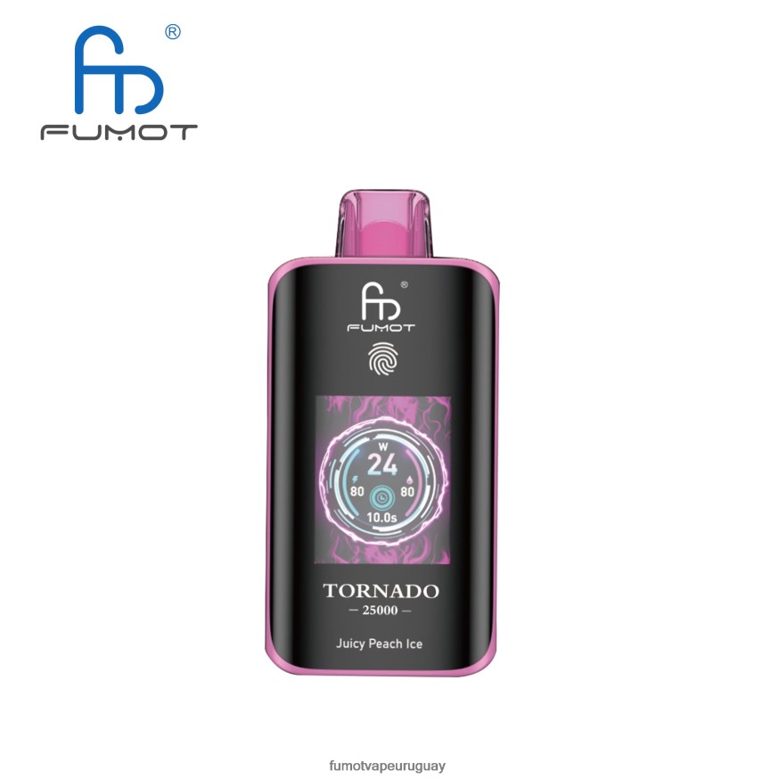 Fumot Vape Review - Fumot Tornado 25000 vaporizadores desechables jugoso hielo de durazno 6NB2PF7