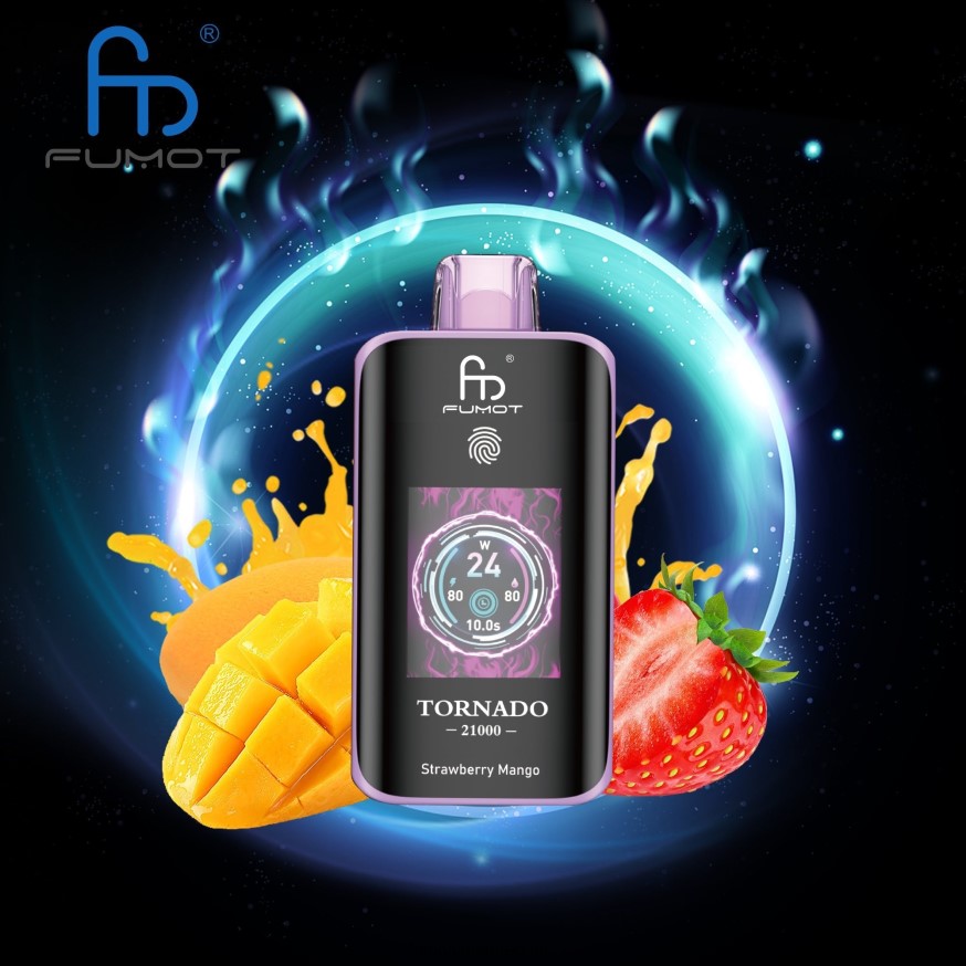 Fumot Vape Sabores - Fumot Tornado 25000 vaporizadores desechables mango fresa 6NB2PF11