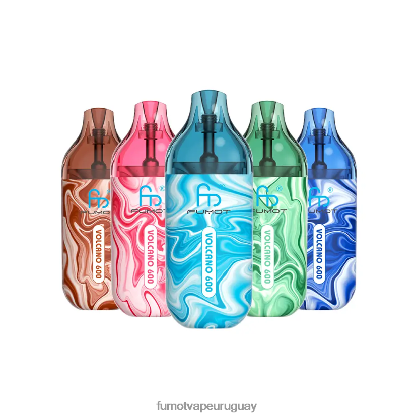 Fumot Volcano hielo de uva Vape desechable compatible con 600 tpd - 2 ml (juego de 3 piezas) T2JJRR298 Fumot vape