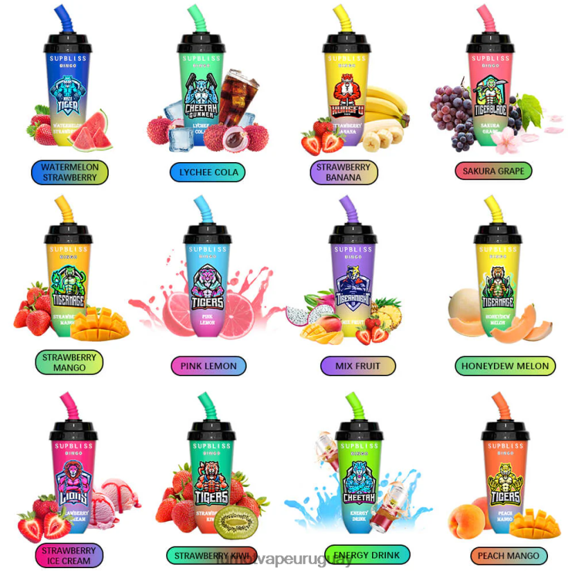 Fumot Supbliss Bingo cereza azul Dispositivo de vapeo desechable 8000 - 16 ml (1 pieza) T2JJRR394 Fumot factory