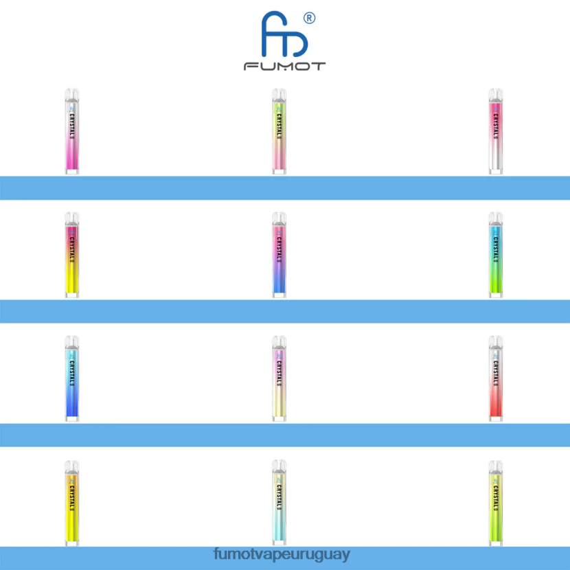 Fumot Crystal dr. azul Vaporizador desechable de 2 ml (juego de 3 piezas) - compatible con 600 tpd T2JJRR384 Fumot factory