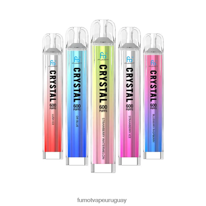 Fumot Crystal frambuesa arándano Vaporizador desechable de 2 ml (juego de 3 piezas) - compatible con 600 tpd T2JJRR385 Fumot discount code