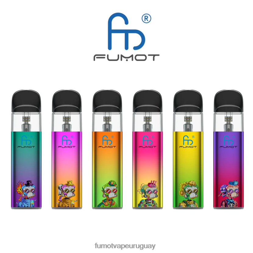 Fumot Dazzle Lite verde-morado kit de vapeo vacío compatible con tpd (1 pieza) T2JJRR551 Fumot vape precio