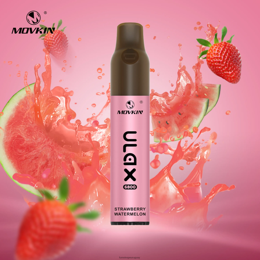 Fumot Movkin Ulax sandia fresa Vape desechable 6800, bobina de cerámica - 8 ml (1 pieza) T2JJRR329 Fumot vape sabores