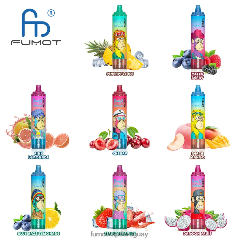 Fumot Tornado mezcla de baya Vape desechable 25ml 15000 (1 pieza) T2JJRR192 Fumot vape review