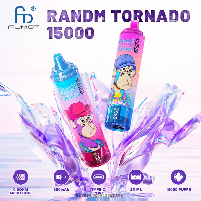 Fumot Tornado toro rojo fresa 15000 vaporizador desechable - 25ml (1 pieza) T2JJRR185 Fumot discount code