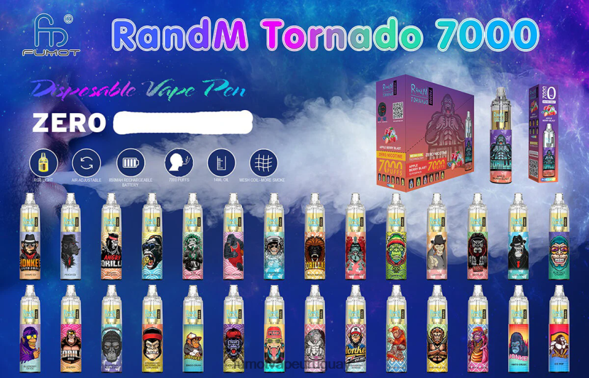 Fumot Tornado vimto 7000 vapeador desechable 0% - 14ml (1 pieza) T2JJRR545 Fumot discount code