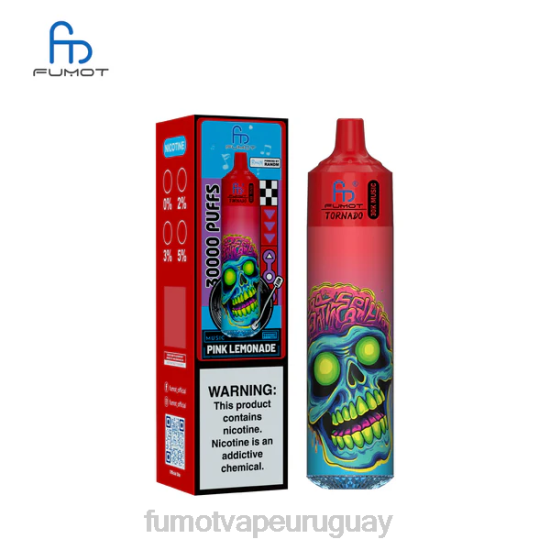 Fumot Vape - Fumot Tornado música de 30k limonada rosa DLL823