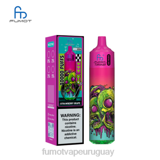 Fumot Vape Review - Fumot Tornado música de 30k uva fresa DLL827