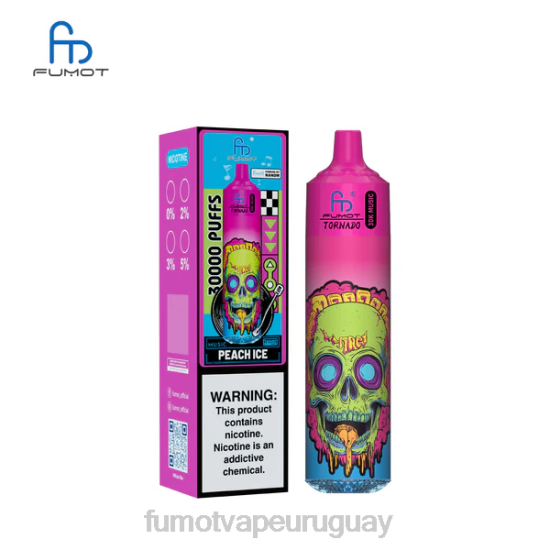 Vaporizador Fumot - Fumot Tornado música de 30k hielo de durazno DLL820