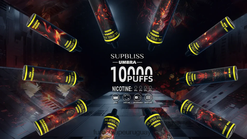 Fumot Supbliss Umbra ron piña colada 10000 (1 pieza) pluma vaporizador desechable - 20ml T2JJRR481 Fumot vape precio